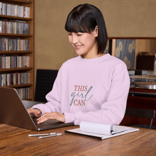 This Girl Can Inspirational Crewneck Sweatshirt — Women's Motivational Pullover