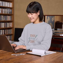 This Girl Can Inspirational Crewneck Sweatshirt — Women's Motivational Pullover