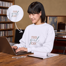 This Girl Can Inspirational Crewneck Sweatshirt — Women's Motivational Pullover