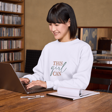 This Girl Can Inspirational Crewneck Sweatshirt — Women's Motivational Pullover