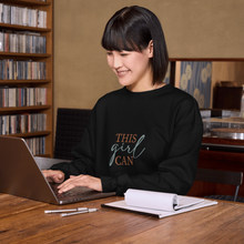 This Girl Can Inspirational Crewneck Sweatshirt — Women's Motivational Pullover