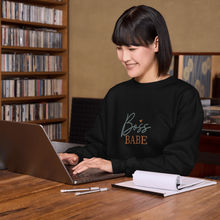 Boss Babe Crewneck Sweatshirt — Empowering Women's Graphic Pullover
