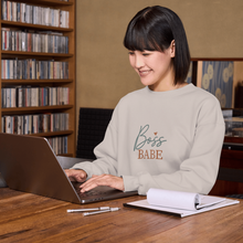 Boss Babe Crewneck Sweatshirt — Empowering Women's Graphic Pullover