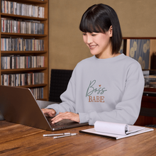 Boss Babe Crewneck Sweatshirt — Empowering Women's Graphic Pullover