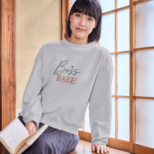 Boss Babe Crewneck Sweatshirt — Empowering Women's Graphic Pullover
