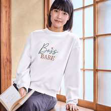 Boss Babe Crewneck Sweatshirt — Empowering Women's Graphic Pullover