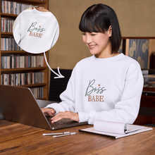 Boss Babe Crewneck Sweatshirt — Empowering Women's Graphic Pullover
