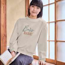 Boss Babe Crewneck Sweatshirt — Empowering Women's Graphic Pullover