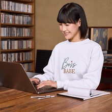 Boss Babe Crewneck Sweatshirt — Empowering Women's Graphic Pullover