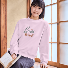 Boss Babe Crewneck Sweatshirt — Empowering Women's Graphic Pullover