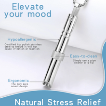 SereneBreath Silver Necklace