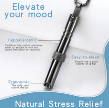 SereneBreath Black Necklace